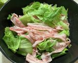 簡単!激うま!豚バラのレタス蒸し作り方2写真