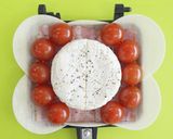 餃子皮でベーコン＆カマンベールサンド作り方5写真