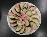 はもポン酢で茄子と豚バラの重ね蒸し作り方4写真