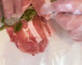 レンジで5分♪ヘルシー豆苗の豚肉巻き作り方2写真