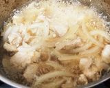 簡単☆鶏肉と玉ねぎのシンプル親子丼作り方3写真