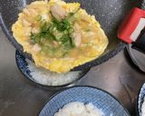 簡単☆鶏肉と玉ねぎのシンプル親子丼作り方8写真
