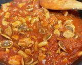 作り置きチキンライスでオムライス作り方4写真