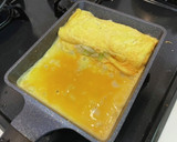 とろーりチーズとキャベツの玉子焼き作り方3写真