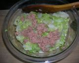 ツナ缶＋キャベツのレンチン和え作り方2写真