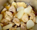 角煮の残り汁で大根と鶏肉の煮物^^作り方6写真