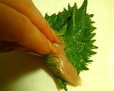 ビールの友♪ご飯が進むしそ巻きささみん作り方3写真