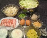 フライパンでお好み焼き☆作り方1写真