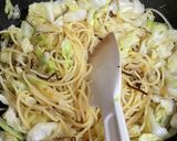 釜揚げしらすとキャベツのパスタ作り方14写真