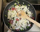 超簡単☆旨味堪能！サラミチャーハンです作り方6写真