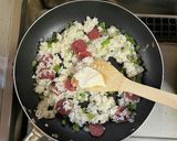超簡単☆旨味堪能！サラミチャーハンです作り方7写真