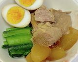 角煮の残り汁で大根と鶏肉の煮物^^作り方12写真