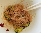 簡単！作り置き！　ズッキーニ梅おかか！作り方5写真