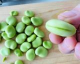 簡単！　そら豆フライパン蒸し！作り方3写真