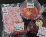 【キャンプ飯】つがる豚キムチのチーズのせ作り方1写真