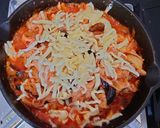 【キャンプ飯】つがる豚キムチのチーズのせ作り方5写真