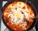【キャンプ飯】つがる豚キムチのチーズのせ作り方7写真