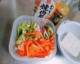 巻かない！焼肉味の海苔巻き風丼ぶり作り方1写真