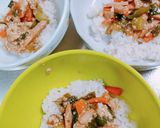 巻かない！焼肉味の海苔巻き風丼ぶり作り方4写真