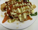 野菜炒めお好み焼き風作り方3写真