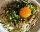 豚肉と舞茸のぶっ掛けうどん作り方9写真