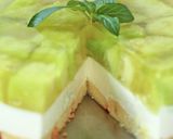 メロンinメロンワインのレアチーズケーキ作り方40写真