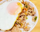 【ごはんがすすむ！】ひき肉の甘辛丼作り方4写真
