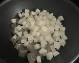 甘辛和食!大根と蒟蒻のしみしみ炒め作り方3写真