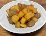 甘辛和食!大根と蒟蒻のしみしみ炒め作り方6写真