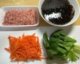 ひじきと小松菜のそぼろ煮〜鉄分メニュー〜作り方1写真