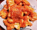 給食のチキンのバーベキューソース作り方4写真