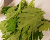 舞茸とセロリ葉のパスタ作り方1写真