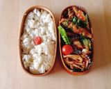 ★真夏のお弁当★大葉とえのき肉巻き作り方1写真