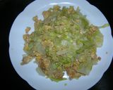 きゃべしりしり（ツナ和えの炒め物）。作り方2写真
