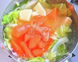 鯖缶と野菜の味噌汁 と 〆うどん作り方4写真