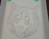 ウマ娘 スペシャルウィーク キャラケーキ作り方7写真