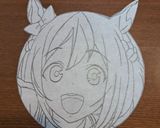 ウマ娘 スペシャルウィーク キャラケーキ作り方12写真