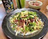 鰹のたたきに新生姜とサウザンアイランド♪作り方2写真