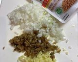 大豆ミートのレタス包み作り方1写真