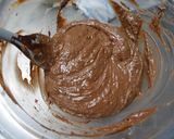 不器用チョコレートレアチーズケーキ作り方3写真