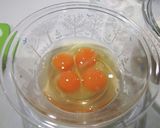 豆腐でかさ増し！ふっくらカニカマ玉子焼き作り方2写真