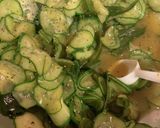 茎わかめとキュウリの酢の物作り方5写真