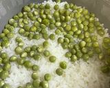 ねこぶだしで豆ごはん（えんどう豆）簡単！作り方3写真