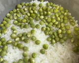 ねこぶだしで豆ごはん（えんどう豆）簡単！作り方3写真