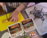 【お弁当に】海苔チーズぐるぐる卵焼き作り方4写真