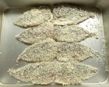 アジのマヨチーズパン粉焼き作り方2写真