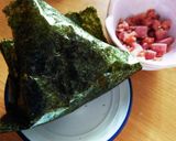 ベーコンおかかマヨおにぎり☆作り方8写真