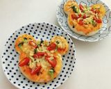 簡単ランチ♪野菜たっぷりお子様ピザ作り方3写真