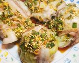 絶品☆豚巻きキャベツの香味ねぎだれ作り方3写真
