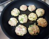 ふんわりふわふわ豆腐と大葉のハンバーグ作り方4写真